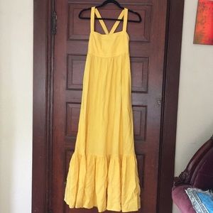 Yellow Summer Maxi Dress (vintage)